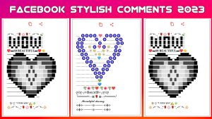 Facebook Stylish Comments 2023